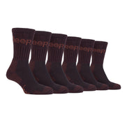 Mens Luxury Cushioned Cotton Hiking Socks (Multipack Options)