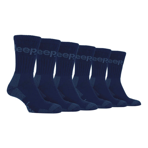 Mens Luxury Cushioned Cotton Hiking Socks (Multipack Options)