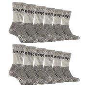 Mens Luxury Cushioned Cotton Hiking Socks (Multipack Options)