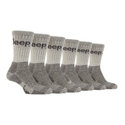 Mens Luxury Cushioned Cotton Hiking Socks (Multipack Options)