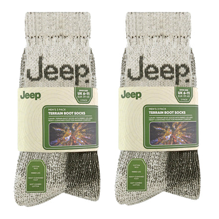 Mens Luxury Cushioned Cotton Hiking Socks (Multipack Options)