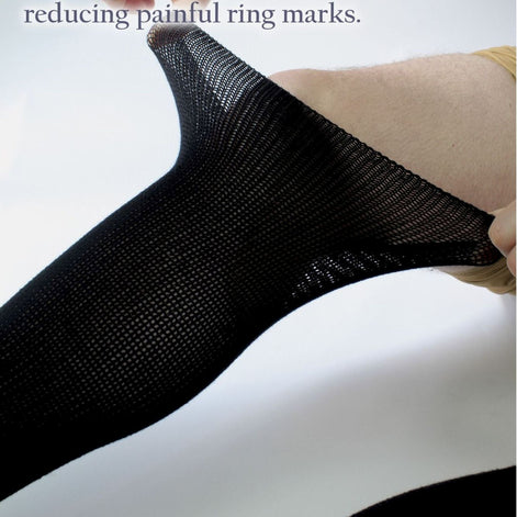 4 Pack Long Bamboo Diabetic Socks With Grips for Men and Women