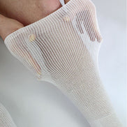 4 Pack Long Bamboo Diabetic Socks With Grips for Men and Women