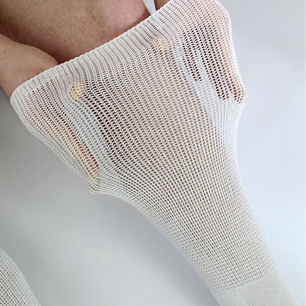 4 Pack Long Bamboo Diabetic Socks With Grips for Men and Women