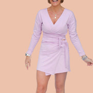 LILAC Organic Cotton Wrap Top