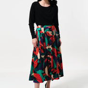 Lizea Hofmann Print Midi Skirt