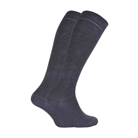 2 Pack Ladies Extra Long Patterned Knee High Bamboo Socks