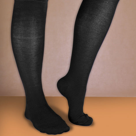 2 Pack Ladies Rainbow Knee High Bamboo Socks