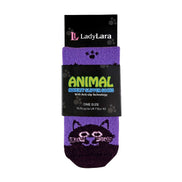 1 Pack Ladies Fluffy Animal Pattern Slipper Socks with Grips