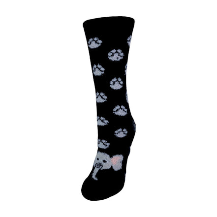 1 Pack Ladies Fluffy Animal Pattern Slipper Socks with Grips