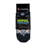 1 Pack Ladies Fluffy Animal Pattern Slipper Socks with Grips