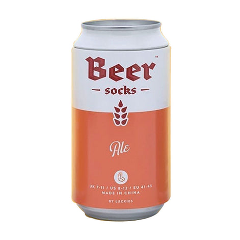 1 Pack Men's Beer Socks in a Can (Ale / Lager / Stout)