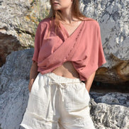 LOTUS Organic Cotton Top in Blush