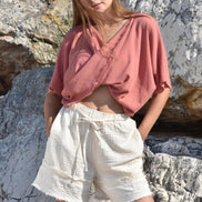 LOTUS Organic Cotton Top in Blush
