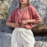 LOTUS Organic Cotton Top in Blush