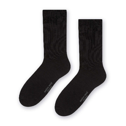Mens Warm Soft Merino Wool Ribbed Dress Socks