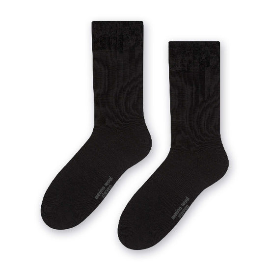 Mens Warm Soft Merino Wool Ribbed Dress Socks