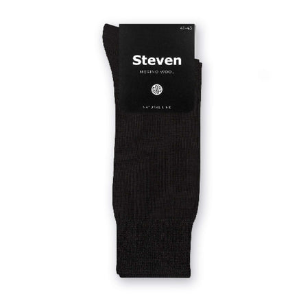 Mens Warm Soft Merino Wool Ribbed Dress Socks