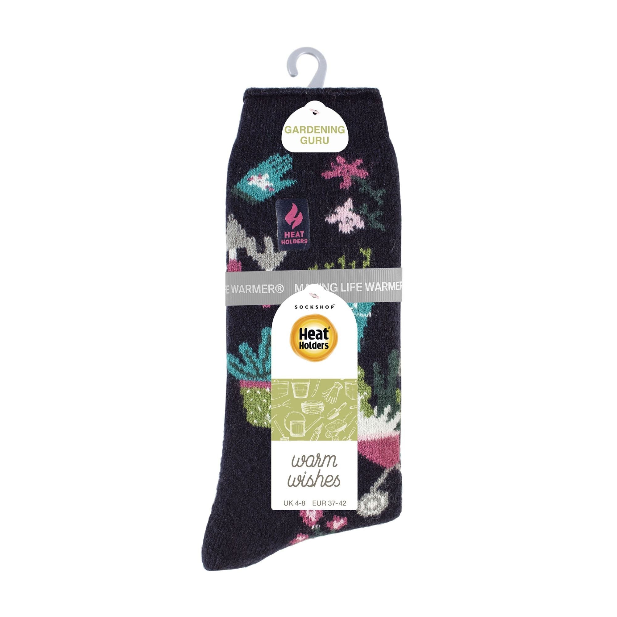Ladies Hobby Activity Patterned Lightweight Thermal Lite Socks