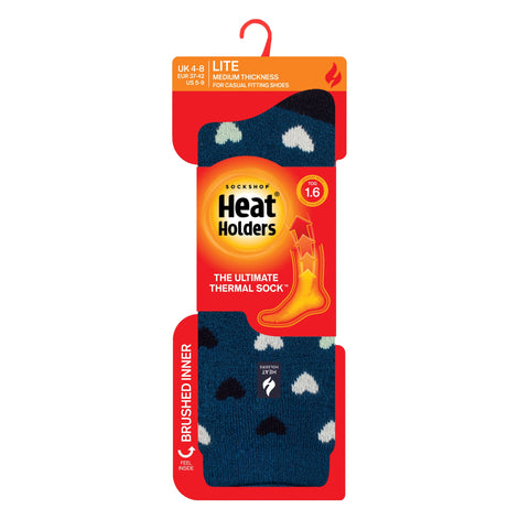 Ladies Thermal Lite Patterned Socks for Winter