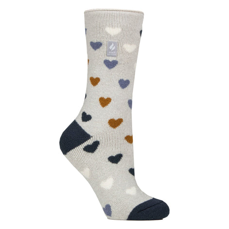 Ladies Thermal Lite Patterned Socks for Winter