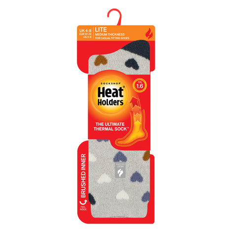 Ladies Thermal Lite Patterned Socks for Winter