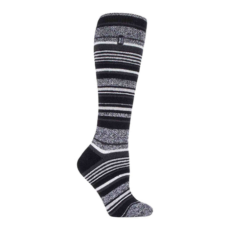 Ladies Thin Extra Long Patterned Lightweight Thermal Socks
