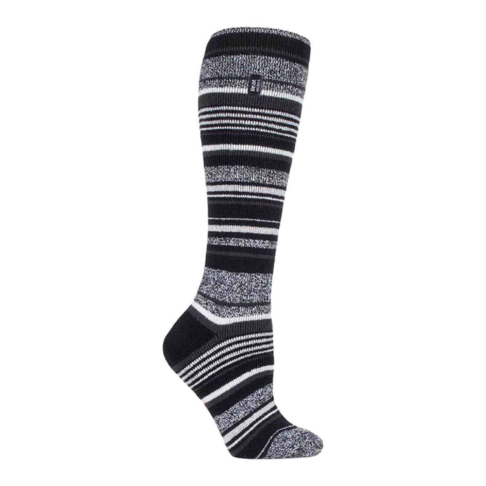 Ladies Thin Extra Long Patterned Lightweight Thermal Socks