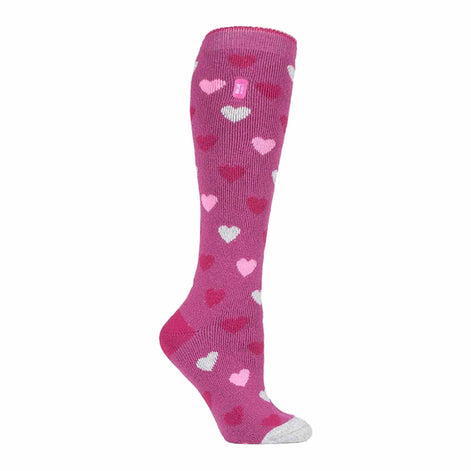 Ladies Thin Extra Long Patterned Lightweight Thermal Socks