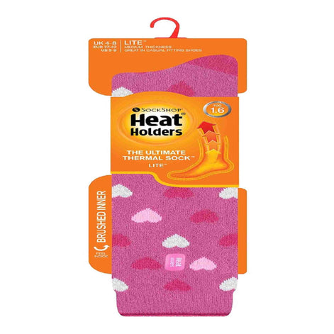 Ladies Thin Extra Long Patterned Lightweight Thermal Socks