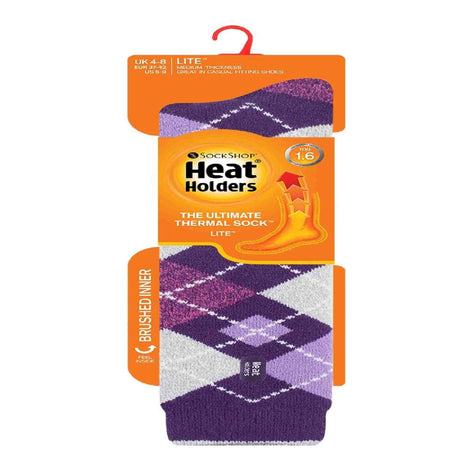 Ladies Thin Extra Long Patterned Lightweight Thermal Socks
