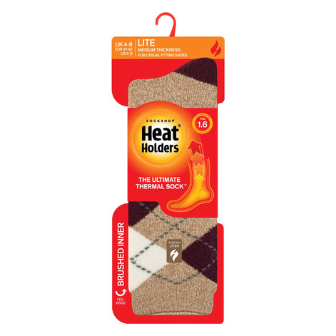 Ladies Thermal Lite Patterned Socks for Winter