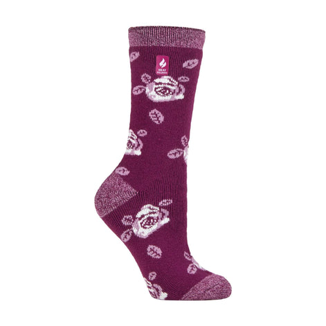 Ladies Thin Lightweight Patterned Casual Winter Warm Thermal Socks