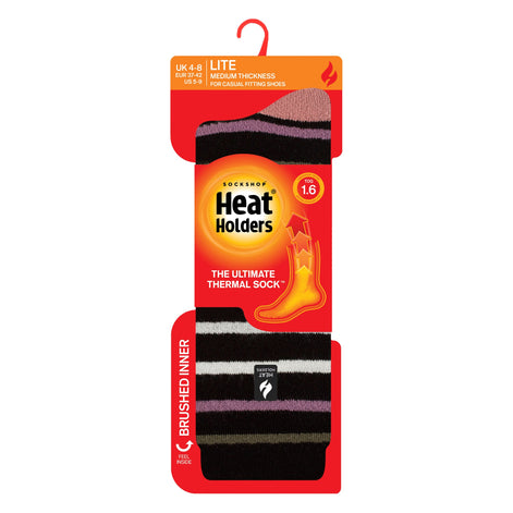 Ladies Thermal Lite Patterned Socks for Winter