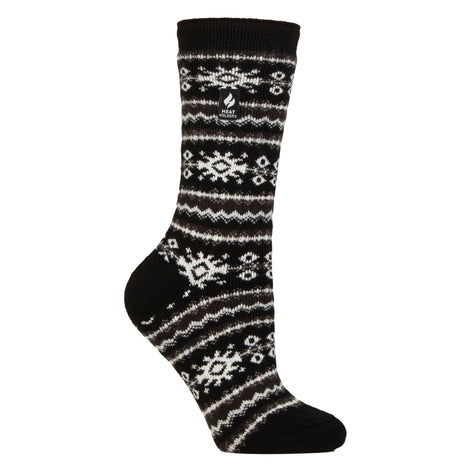 Ladies Thermal Lite Patterned Socks for Winter