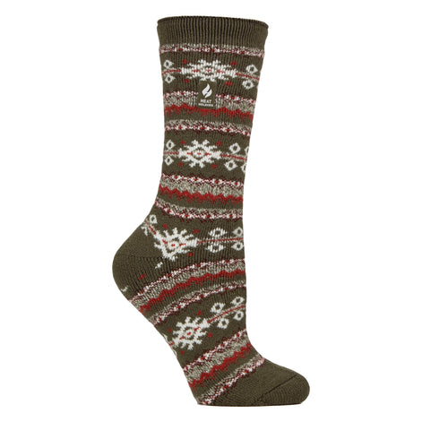 Ladies Thermal Lite Patterned Socks for Winter