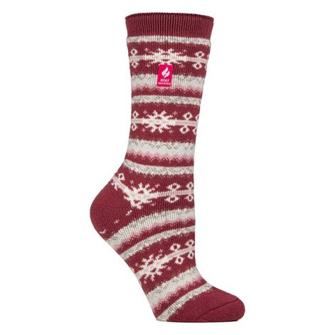 Ladies Thermal Lite Patterned Socks for Winter