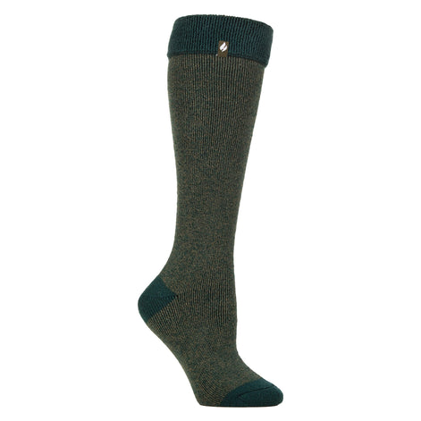 Ladies Thermal Long Wellington Boot Socks with Soft Brushed Lining