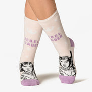 Ladies Princess Leia Novelty Lightweight Thermal Socks