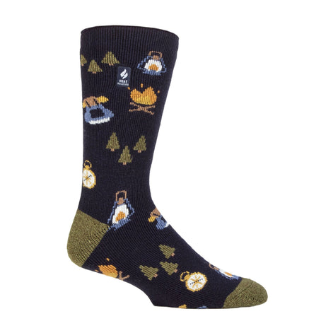 Mens Hobby Activity Patterned Lightweight Thermal Lite Socks