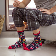 Mens & Ladies Novelty Christmas Lightweight Thermal Socks