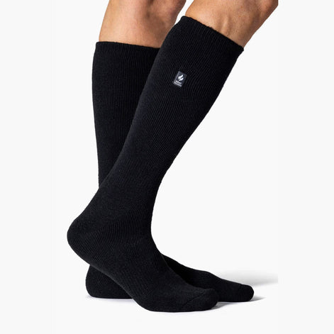 Mens Plain Thin Lightweight Knee High Thermal Socks