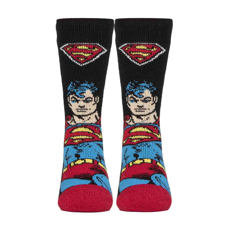 Mens Superman Novelty Lightweight Thermal Socks