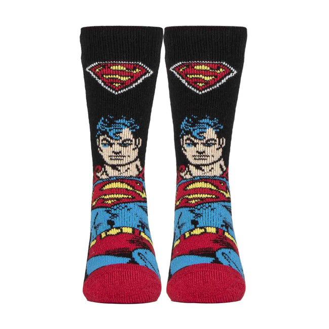 Mens Superman Novelty Lightweight Thermal Socks