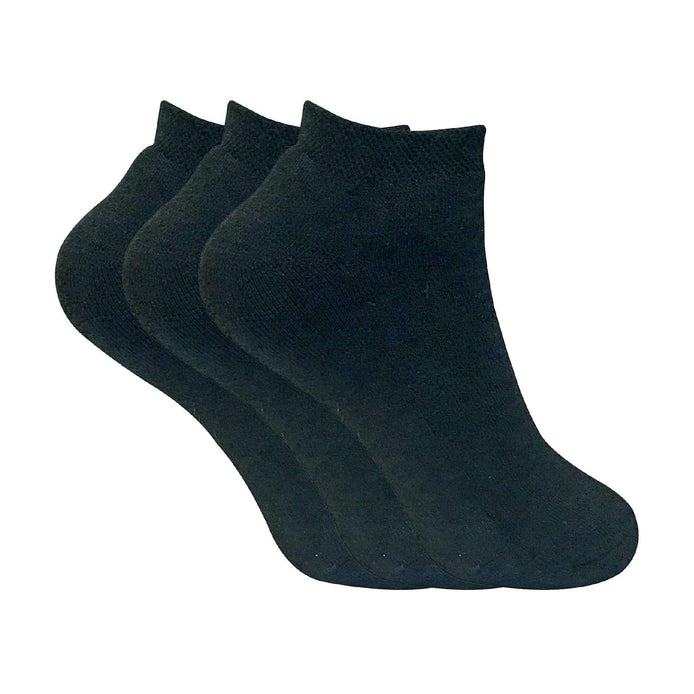 Ladies Cushioned Low Cut Ankle Thermal Trainer Socks (Multipack Options)