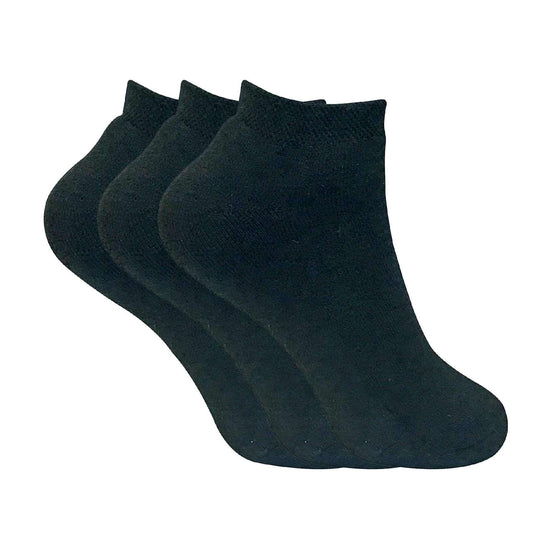 Ladies Cushioned Low Cut Ankle Thermal Trainer Socks (Multipack Options)