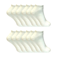 Ladies Cushioned Low Cut Ankle Thermal Trainer Socks (Multipack Options)