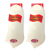 Ladies Cushioned Low Cut Ankle Thermal Trainer Socks (Multipack Options)