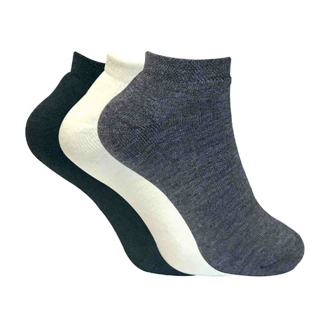 Ladies Cushioned Low Cut Ankle Thermal Trainer Socks (Multipack Options)