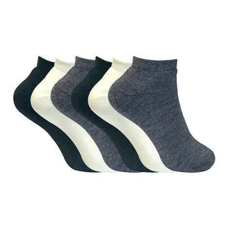 Ladies Cushioned Low Cut Ankle Thermal Trainer Socks (Multipack Options)